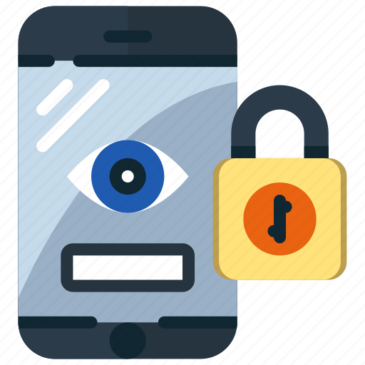 Eye, lock, mobile, phone, protection, security, smartphone icon - Download on Iconfinder