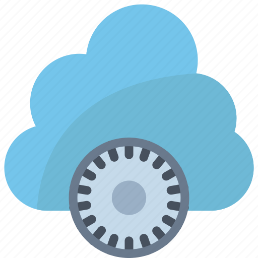 Cloud, data, lock, secure, security, server, storage icon - Download on Iconfinder