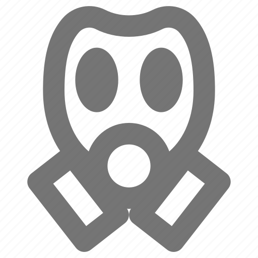 Gas, mask, face, head, protection, safety icon - Download on Iconfinder