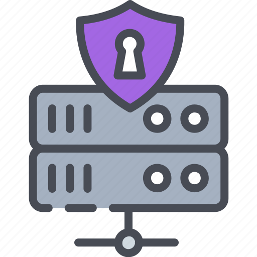 Data, lock, padlock, protect, protection, server, storage icon - Download on Iconfinder
