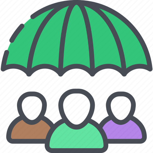 Employers, group, insurance, life insurance, protection, safety, security icon - Download on Iconfinder
