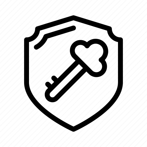 Key, lock, protection, security, shield icon - Download on Iconfinder