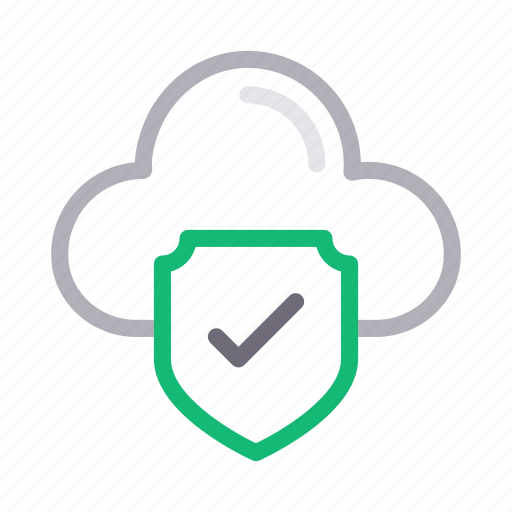 Cloud, private, protection, security, shield icon - Download on Iconfinder
