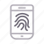 fingerlock, identity, mobile, phone, security 