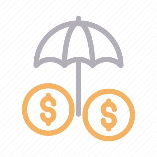 Dollar, finance, protection, secure, umbrella icon - Download on Iconfinder