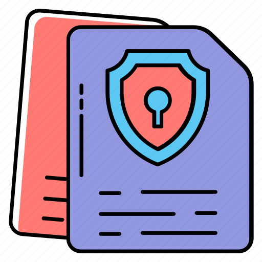 Single pages, agreements, files, locked, password protected, documents icon - Download on Iconfinder
