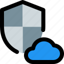 cloud, storage, security, shield