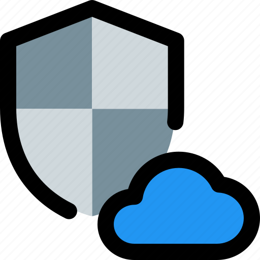 Cloud, storage, security, shield icon - Download on Iconfinder