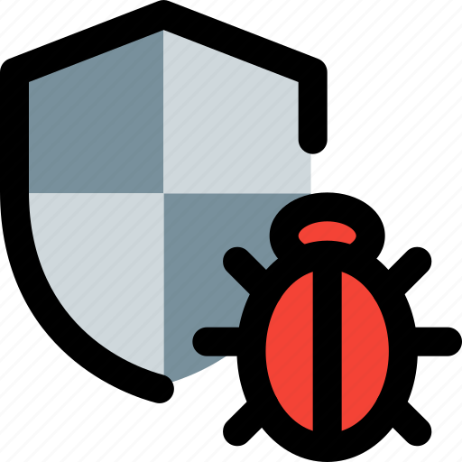 Virus, security, bug, shield icon - Download on Iconfinder