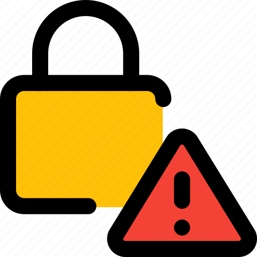 Security, alert, warning, lock icon - Download on Iconfinder