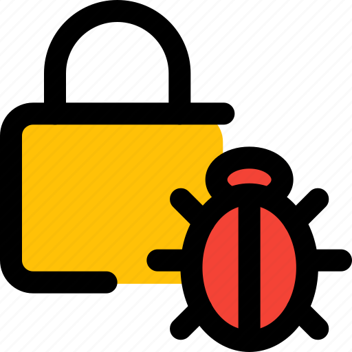 Security, virus, bug, lock icon - Download on Iconfinder