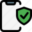 smartphone, security, verified, shield 