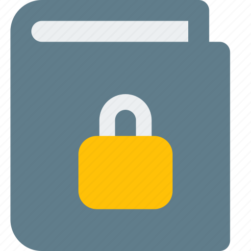 Book, security, lock, education icon - Download on Iconfinder