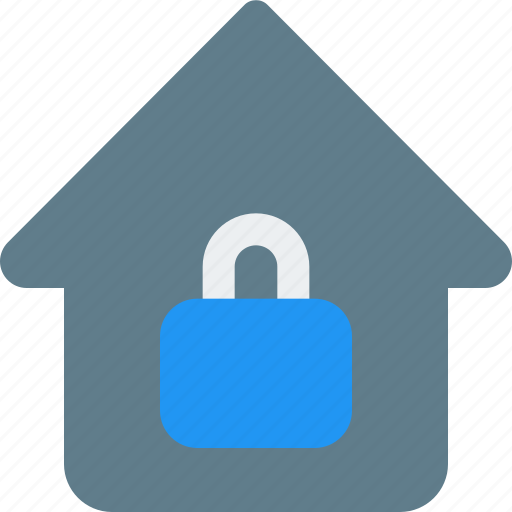 Home, security, house, lock icon - Download on Iconfinder