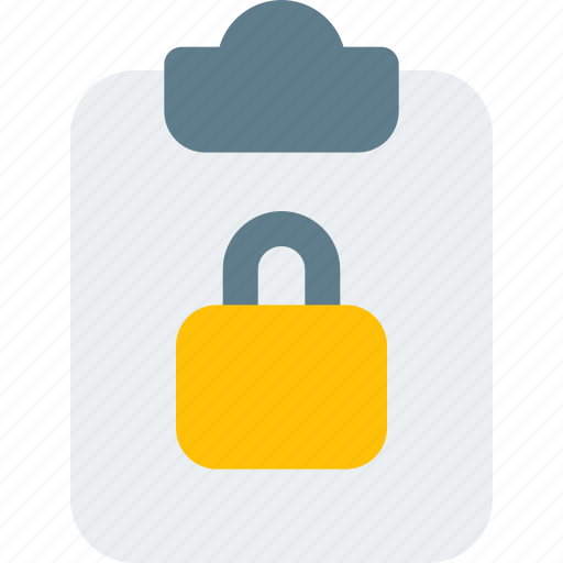 Note, security, lock, protect icon - Download on Iconfinder