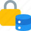 security, database, server, lock 