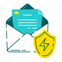 email, protection, mail, security, message, safety, shield, letter, envelope