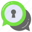 encrypted, encryption, chat, message, communication, conversation, secure 
