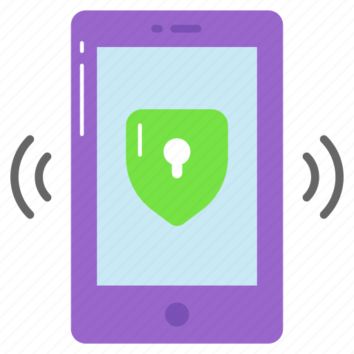 Mobile, phone, security, secure, shield, protection, safety icon - Download on Iconfinder