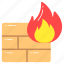 firewall, fire, wall, security, internet, flame, defense 