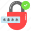 secure, password, lock, encryption, protection, access, padlock 