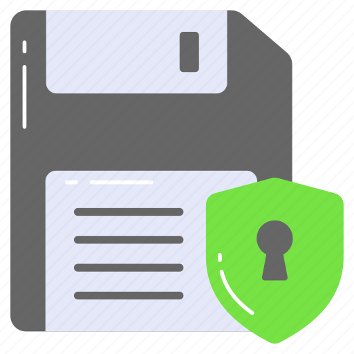 Floppy, disk, diskette, drive, protection, security, data icon - Download on Iconfinder