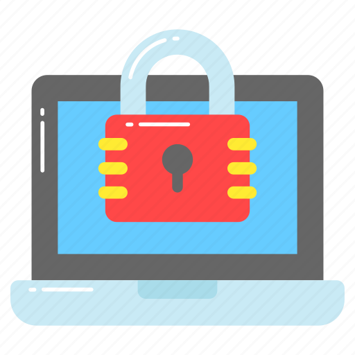 Laptop, computer, security, padlock, protection, secure, access icon - Download on Iconfinder