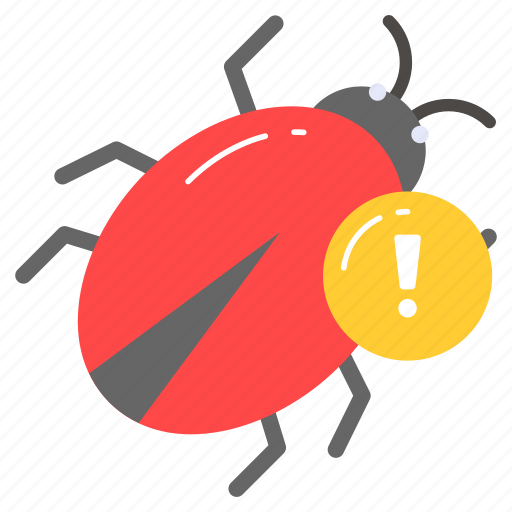 Virus, alert, bug, malware, malicious, warning, exclamation icon - Download on Iconfinder