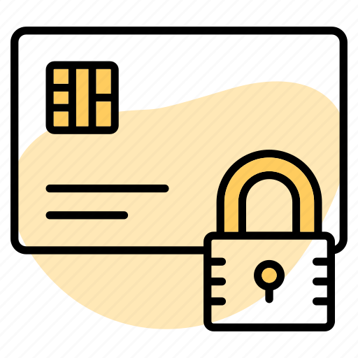 Card, credit, debit, atm, security, padlock, secure icon - Download on Iconfinder