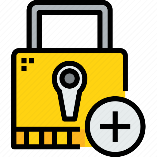 Add, padlock, protect, safe, safety.protection, secure, security icon - Download on Iconfinder