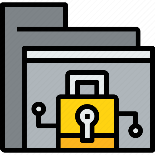 Folder, lock, protect, safe, safety.protection, secure, security icon - Download on Iconfinder