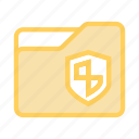 folder, lock, protection, safety, shield