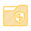 folder, lock, protection, safety, shield 