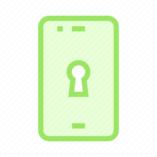 Lock, mobile, phone, protection, security icon - Download on Iconfinder