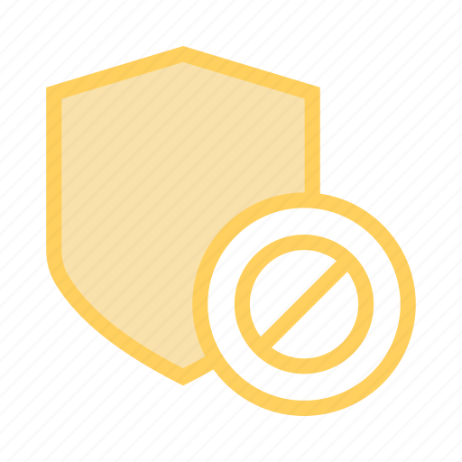 Ban, block, protection, security, shield icon - Download on Iconfinder