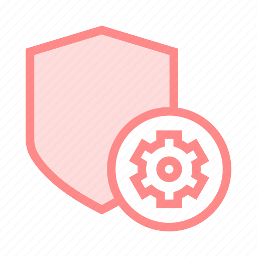 Configuration, protection, security, setting, shield icon - Download on Iconfinder