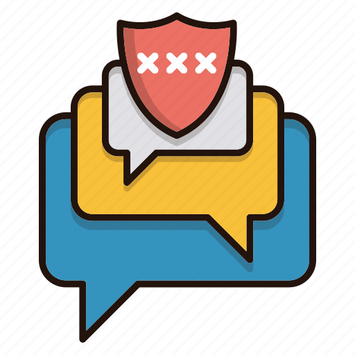 Chat, conversation, protection, security icon - Download on Iconfinder