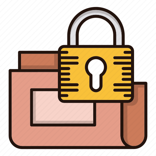 Data, folder, protection, secure, security icon - Download on Iconfinder