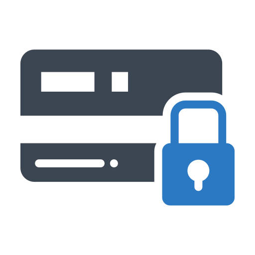 Credit card, lock, protect, security, shield icon - Free download