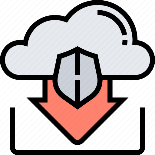 Download, protection, save, files, storage icon - Download on Iconfinder