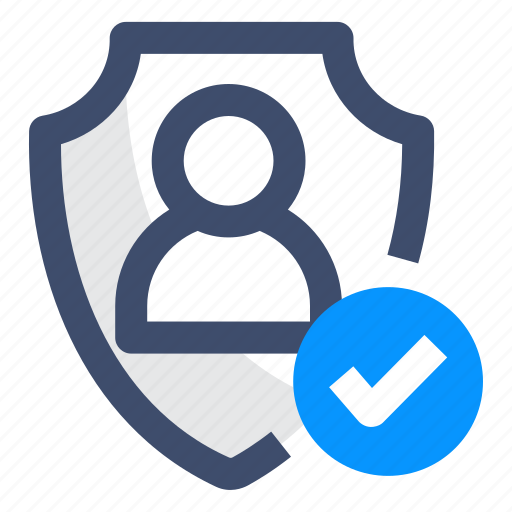 Account, person privacy, protection, security, shield icon - Download on Iconfinder