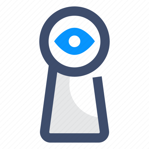 Hole, inspect, key, spy icon - Download on Iconfinder