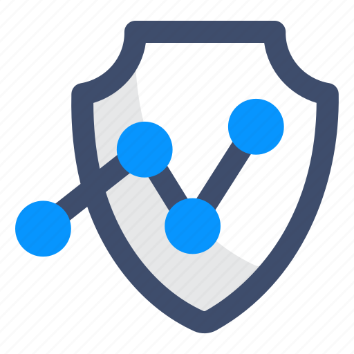 Analytics, security, shield icon - Download on Iconfinder