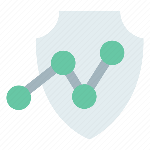 Analytics, security, shield icon - Download on Iconfinder