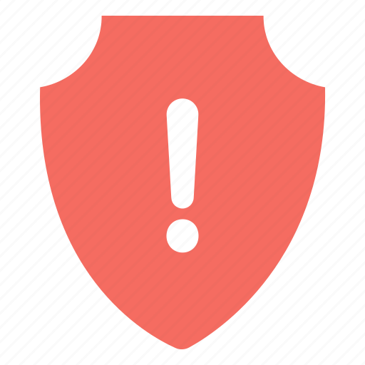 Alert, security, shield, warning icon - Download on Iconfinder