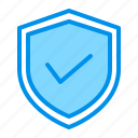 checklist, lock, protection, security, shield