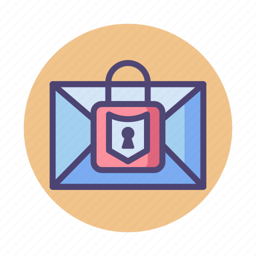 Email, encrypted, encrypted email, encrypted mail server, encrypted message icon - Download on Iconfinder