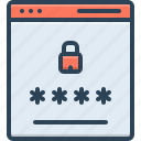 access code, password, privacy, padlock, authentication, confidential, secret