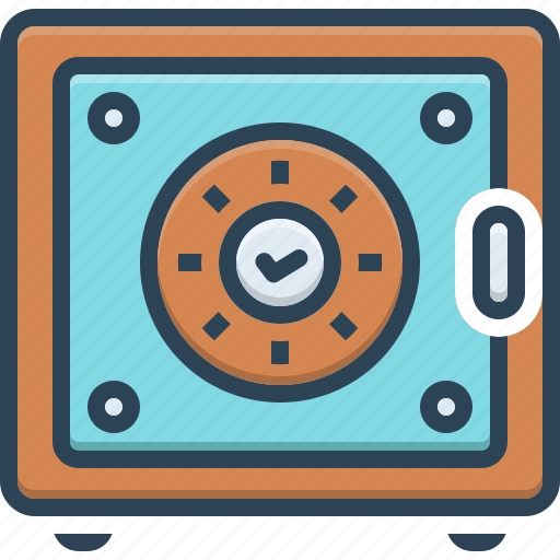 Safe, bank locker, money box, protection, locker, metal box, strong box icon - Download on Iconfinder