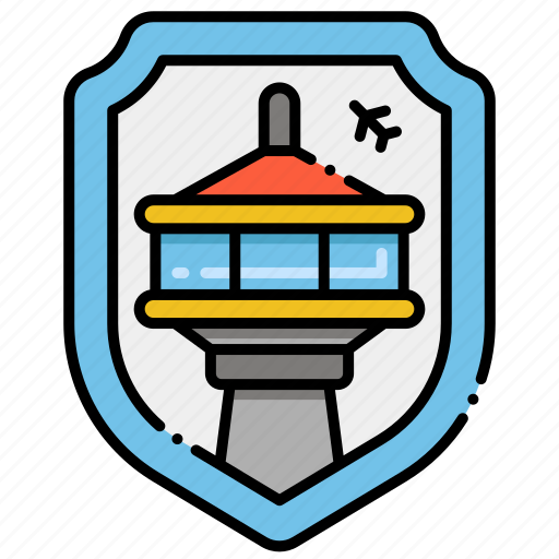 Airport, security, shield, protection icon - Download on Iconfinder